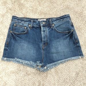 Free People Cut Off Jean Shorts